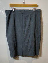 Load image into Gallery viewer, Authentic Escada Womens Gray Back-Zip Straight &amp; Pencil Skirt Size EUR 44
