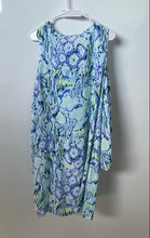 Load image into Gallery viewer, Lilly Pulitzer Womens Multicolor Printed Benicia Cold-Shoulder Tunic Dress Sz L
