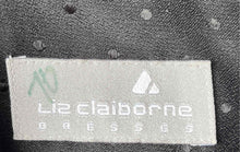 Load image into Gallery viewer, Liz Claiborne Womens Black Spaghetti Strap Back Zip Mini Dress Size 10
