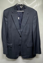 Load image into Gallery viewer, Zara Man Mens Blue Long-Sleeve Notch-Lapel Two-Button Blazer Size 44
