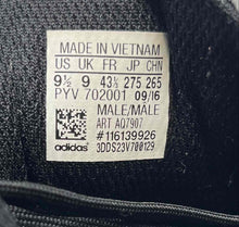 Load image into Gallery viewer, Adidas Mens Samoa AQ7907 Black White Leather Lace-Up Sneakers Shoes Size 9.5
