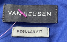 Load image into Gallery viewer, Van Heusen Mens Blue Long Sleeve Regular Fit Dress Shirt Size M 15.5-16 33/34
