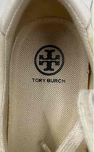 Load image into Gallery viewer, Authentic Tory Burch Womens Hank Cream White Lace-Up Sneaker Shoes Size 7.5M
