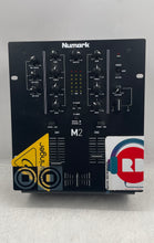 Load image into Gallery viewer, Numark M2 Black 2 Channel Scratch DJ Mixer Untested No Power Cable
