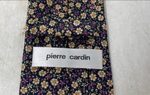 Load image into Gallery viewer, Pierre Cardin Mens Multicolor Floral Keeper Loop Adjustable Pointed Tie
