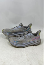 Load image into Gallery viewer, Hoka One One Womens Clifton 9 1127896 GLLS Blue Lace-Up Running Shoes Size 10 B
