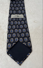 Load image into Gallery viewer, Louis Roth Mens Multicolor Geometric Print Adjustable Formal Pointed Tie
