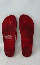 Load image into Gallery viewer, DKNY Womens Madi Red Open Toe Slip-On Flat Flip Flop Sandals Size 8.5-11
