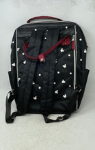 Load image into Gallery viewer, Bioworld Womens Black Disney Mickey Mouse Adjustable Strap Zipper Backpack
