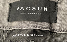 Load image into Gallery viewer, Pacsun Mens Gray Black Denim Skinniest Active Stretch Skinny Jeans Size 32X30
