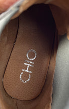 Load image into Gallery viewer, Chio Womens Silver Round Toe Slip-On Block Ankle Boot Size 37.5

