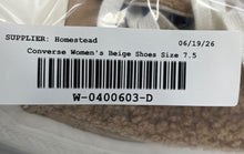 Load image into Gallery viewer, Converse Womens CTAS Move Platform A04259C Beige Lace-Up Sneaker Shoes Size 7.5
