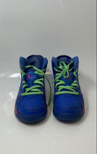 Load image into Gallery viewer, Nike Kids Air Jordan 6 Retro Blue Leather Lace-Up Sneaker Shoes Size 3Y
