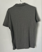 Load image into Gallery viewer, Banana Republic Mens Gray Cotton Luxury Touch Standard Fit Collared Polo Shirt M
