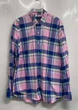 Load image into Gallery viewer, Ralph Lauren Mens Multicolor Pink Plaid Cotton Classic Fit Button-Up Shirt Sz XL
