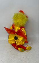 Load image into Gallery viewer, Curly Hair Soft Body Plush Baby Doll For Girls Yellow Red Flower Costume
