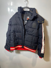 Load image into Gallery viewer, DC x P.E Nation Womens Black Long Sleeve Hooded Full-Zip Ski Jacket Size M
