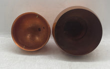 Load image into Gallery viewer, Taunton Mass Copper Collectable Pedestal Planter Lot Of 2 Pieces
