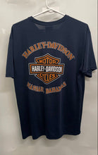 Load image into Gallery viewer, Harley-Davidson Mens Blue Short Sleeve Round Neck Pullover T-Shirt Size Large

