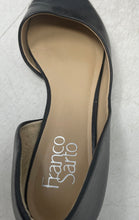 Load image into Gallery viewer, Franco Sarto Womens Neiman Black Leather Pointed Toe D'Orsay Flats Size 6.5M
