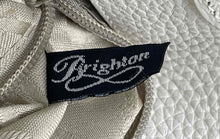 Load image into Gallery viewer, Authentic Brighton Womens White Double Handle Shoulder Handbag Stained/Damaged
