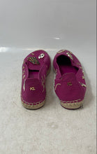 Load image into Gallery viewer, Karl Lagerfeld Paris Womens Malvie Pink White Slip-On Espadrille Flats Size 8M
