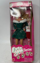 Load image into Gallery viewer, Mattel Barbie Festive Season Special Edition Green Dress Holiday Outfit Doll
