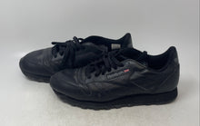 Load image into Gallery viewer, Reebok Mens Classic Leather Black Lace-Up Low Top Sneakers Shoes Size 11.5
