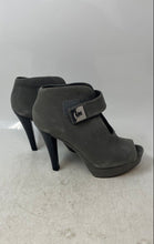 Load image into Gallery viewer, Michael Kors Womens Gray Peep Toe High Stiletto Platform Heels Size 6.5
