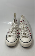 Load image into Gallery viewer, Converse Womens Chuck Taylor All Star High White Red Sneaker Shoes Size 10
