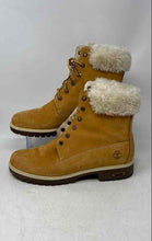 Load image into Gallery viewer, Timberland Mens Jayne Yellow Leather Lace-Up Ankle Winter Boots Size 11M
