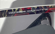 Load image into Gallery viewer, Authentic Dolce &amp; Gabbana Women's Black Red Roses Glasses With Case

