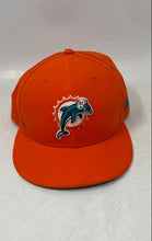 Load image into Gallery viewer, New Era Mens Orange Miami Dolphins NFL Football Adjustable Baseball Cap Sz 7 1/4

