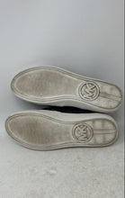 Load image into Gallery viewer, Michael Kors Womens Gray Logo Print Round Toe Casual Slip-On Shoes Size 7.5M
