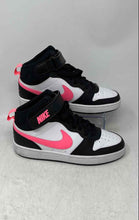 Load image into Gallery viewer, Nike Unisex Kids Court Borough Mid 2 White Pink Black Sneakers Shoes Size 5Y
