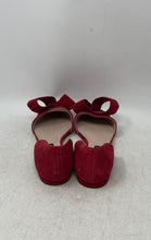 Load image into Gallery viewer, Nine West Womens Shoreside Red Leather Pointed Toe Slip-On D'Orsay Flats Size 8M
