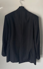 Load image into Gallery viewer, Chiavari Mens Black Long Sleeve Double Breasted Six-Button Blazer Size L 52/42
