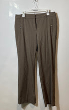 Load image into Gallery viewer, Calvin Klein Womens Brown Belt Loops Flat Front Back Pockets Dress Pants Size 10
