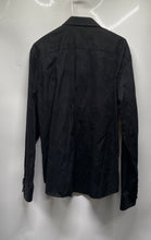 Load image into Gallery viewer, Bugatchi Mens Black Cotton Long Sleeve Shaped Fit Button-Up Shirt Size L
