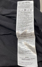 Load image into Gallery viewer, Armani Exchange Mens Black White Stripe Cotton Short Sleeve Polo Shirt Size L
