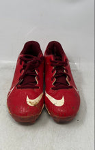 Load image into Gallery viewer, Nike Kids Hyperdiamond 4 Keystone Red White Lace-Up Softball Cleats Size 4Y
