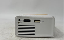 Load image into Gallery viewer, White Yellow USB HDMI Home Theater Portable Mini Projector Not Tested

