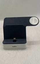 Load image into Gallery viewer, Belkin PowerHouse Black White Charging Dock For Apple Watch iPhone Not Tested
