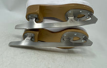 Load image into Gallery viewer, Jackson Kids White Round Toe Lace-Up Winter Ice Skates Size 3
