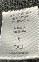 Load image into Gallery viewer, New York &amp; Company 7th Avenue Design Studio Womens Black Dress Pants Size 6 Tall
