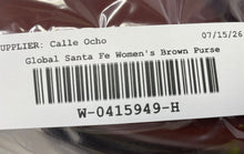 Load image into Gallery viewer, Global Santa Fe Womens Brown Leather Adjustable Buckle Cartridge Shoulder Bag
