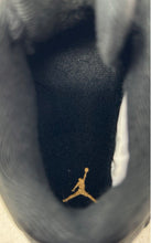 Load image into Gallery viewer, Nike Kids Air Jordan 4 Retro Black Round Toe Lace-Up Sneaker Shoes Size 9C
