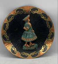 Load image into Gallery viewer, Peru Decorative Woman Figurine Embossed Wall Art Collector Plate
