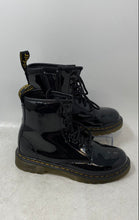 Load image into Gallery viewer, Dr. Martens Kids 15382 Black Leather Lace-Up Round Toe Ankle Boots Size 2
