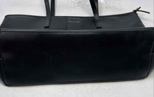 Load image into Gallery viewer, Tahari Womens Kristen Black Leather Double Handle Zip Top Lined Tote Bag
